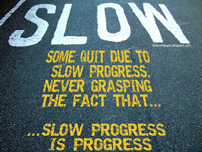 Slow progress is progress